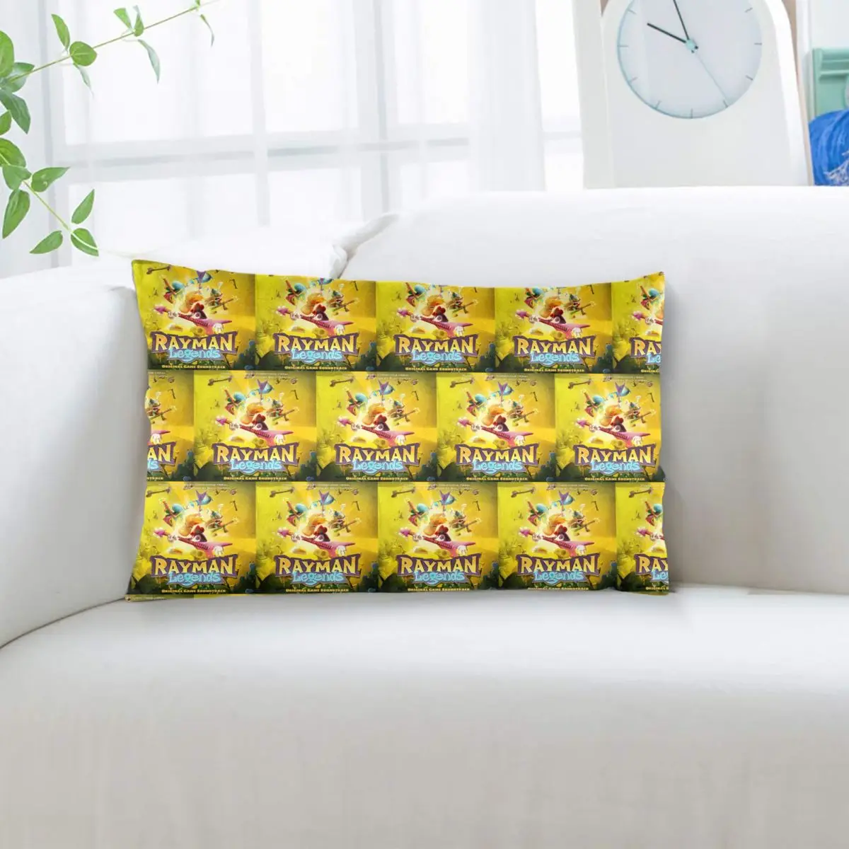 ألعاب الكرتون Rayman Legends مستطيل المخدة غطاء الوسادة ديكور غرفة نوم السرير المنزل الراحة رمي وسادة #2
