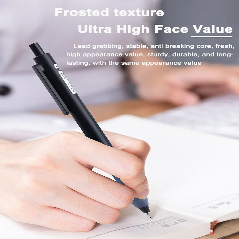 0.5mm/0.7mm Simple Automatic Pencil Student's Press Type Automatic Pen Can Replace Lead Lead Movable Pencil