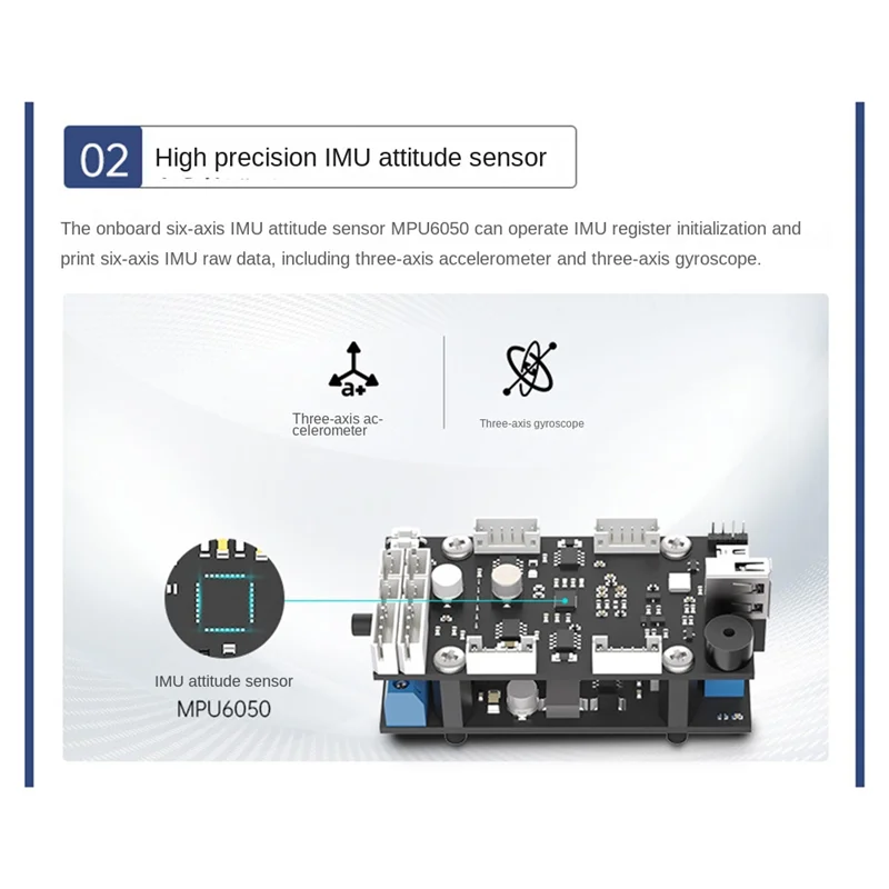 A45F-ROS Control Board Stm32 Servo 4WD Motor Drive Mini Expansion Board Intelligent Car Robot Control Board