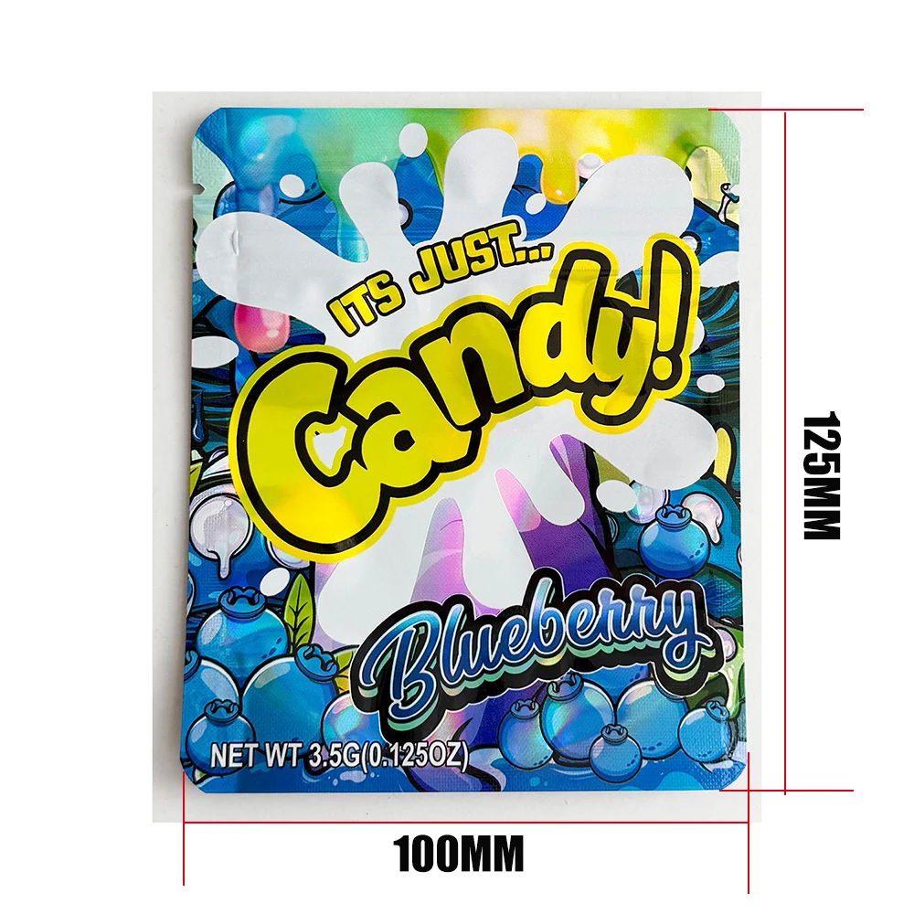 Newest 3.5G Cute Mylar Bags Smell Proof Pouch Soft Stand Up Empty 3.5 Food Snack Dry Herb Retail Package Storage Packaging Case