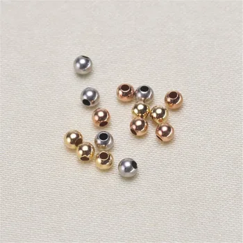 DIY accessories G18K gold bracelet buckle natural pearl link spring buckle bracelet necklace buckle handmade small accessories