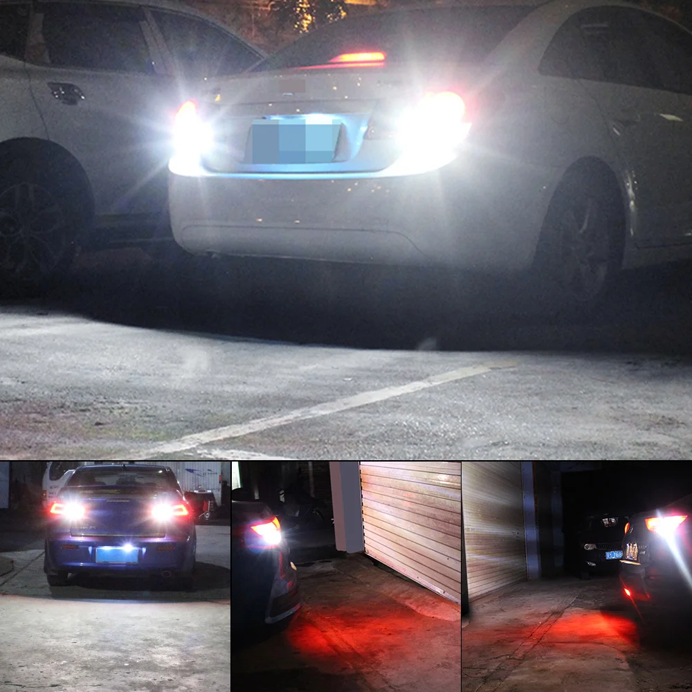 Para Skoda Karoq Superb MK2 VW Touran Beetle CC EOS Routan Scirocco mk3 Sharan Tiguan luz LED de marcha atrás W16W T15 2 uds lámpara de respaldo