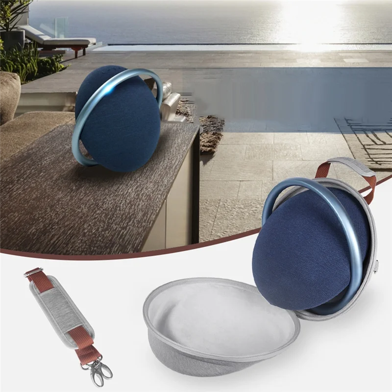 AS95-어깨끈 및 액세서리 가방이 포함된 운반 케이스 Kardon Onyx Studio 8 스피커용 여행용 하드쉘 케이스