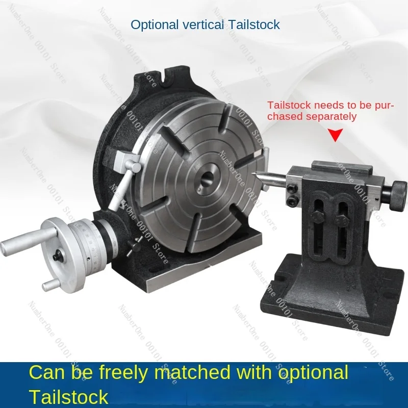 Milling Machine Universal Dividing Disc Indexing Table Vertical and Horizontal Dual-Use Rotary Disk Rotating Table