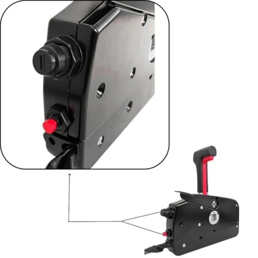 التحكم عن بعد في الخانق لصندوق التحكم المثبت على الجانب لمحرك سوزوكي الخارجي 6720093j50 مثالي للتطبيقات البحرية يتطلب #4