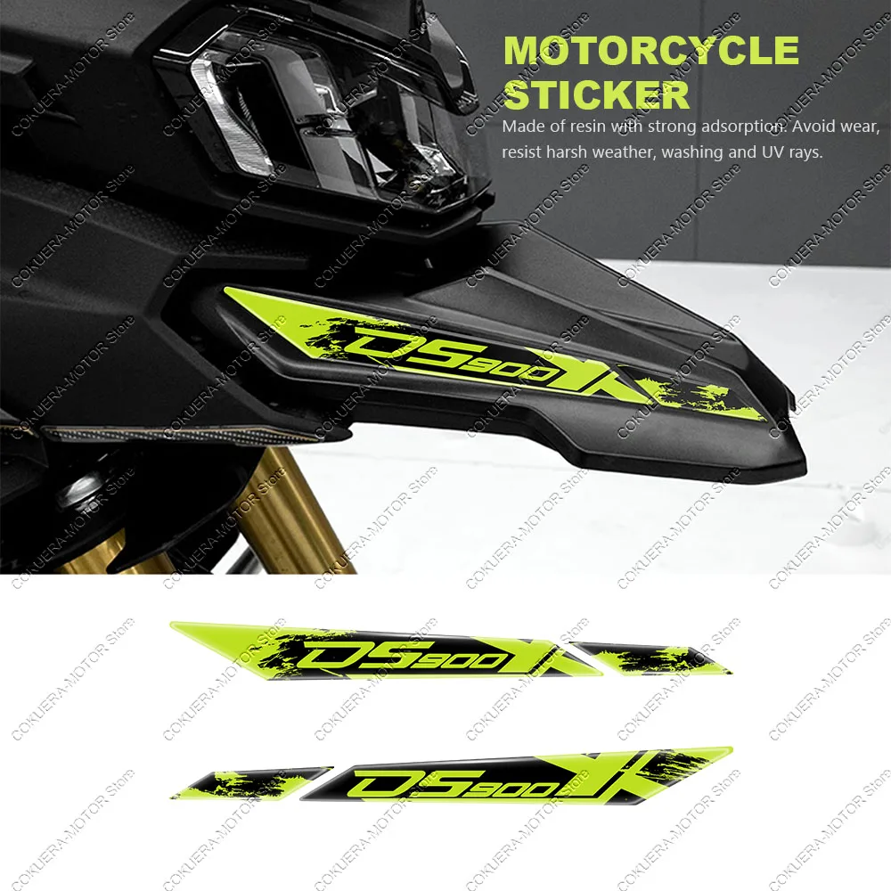 

For LONCIN VOGE DS900X DS 900X Motorcycle 3D Epoxy Resin Sticker Front Mouth Sticker Decal Protection Stickers