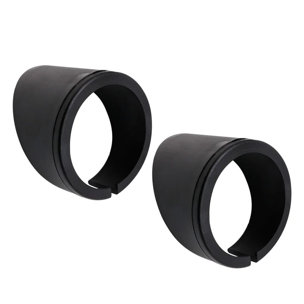 

2Pcs Universal Automotive Gauge Shield Pod Single Hole Dash Cover Meter Protector Sunshade Holder Car Mount Gauge