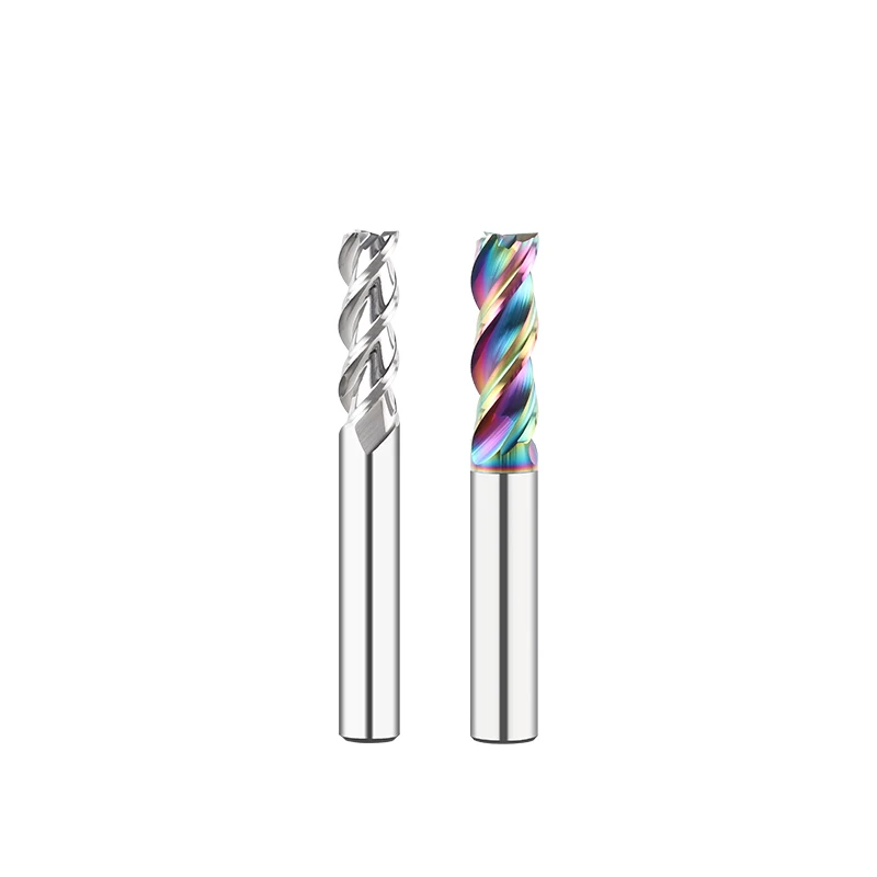 

Milling Cutter Alloy Coating Tungsten Steel Tool Aluminum Cnc Maching HRC55 3 Blade Endmill SHAZAM Milling Carbide Tools