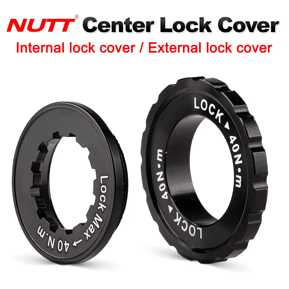 

NUTTBicycle Center Lock Internal Cover, External Cover, MTB Bike Hubs, Disc Rotor Adapter, Cap Tool Sleeve Kit, Bicycle Parts