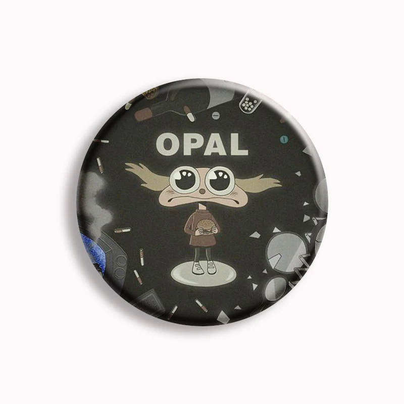 Jack Stauber Album Cover Cartoon Soft Button Pin Creative Milk Chicken Pop Food Brooch Badge Bag Accessories Decor Fans Collect
