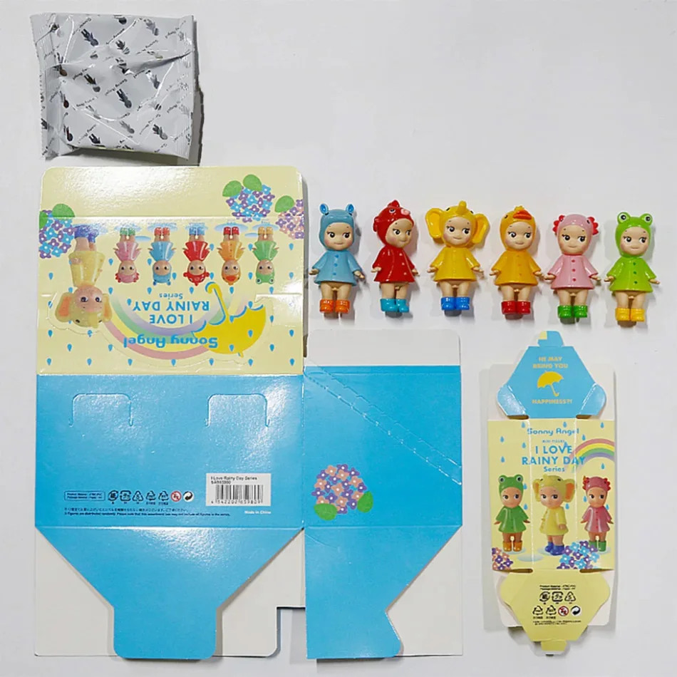 Angel I Love Rainy Day Limited Edition Blind Box Cupid Hand Doll Car Home Decoration Toys Boy Surprise Gift