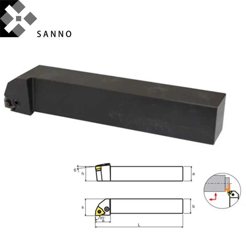 External Turning Tools Holder PWLNR / PWLNL1616H06 / 2020K06 / 2525M08 / 3232P08 CNC Turning Lathe Tool Bar Cutting Tool Holder