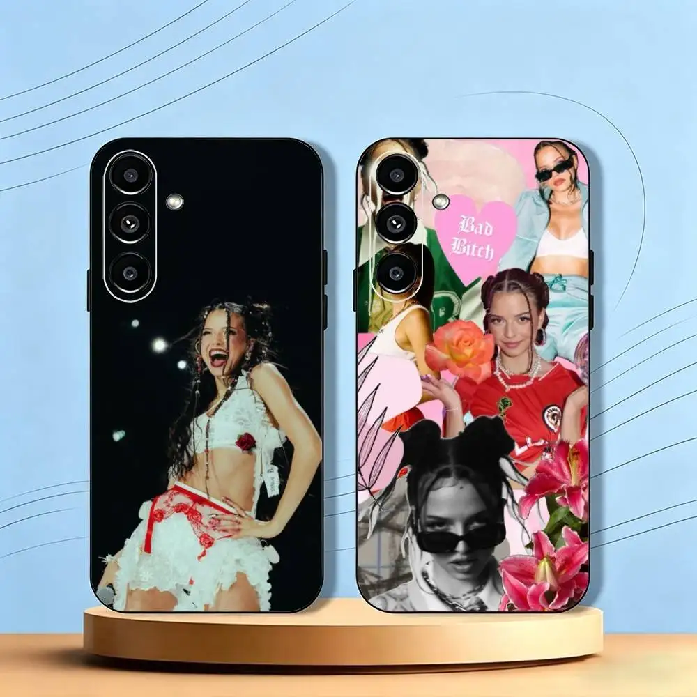 Nina Chuba Wildberry Lillet Phone Case For Samsung Galaxy A73,A72,A71,A70,A53,A52,A51,Soft Silicone Black Cover