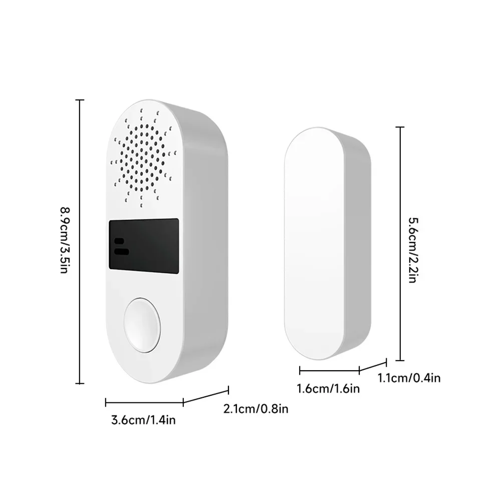 Sensor inalámbrico para puerta y ventana, sistema de alarma de seguridad antirrobo, apertura independiente, magnético, 130db