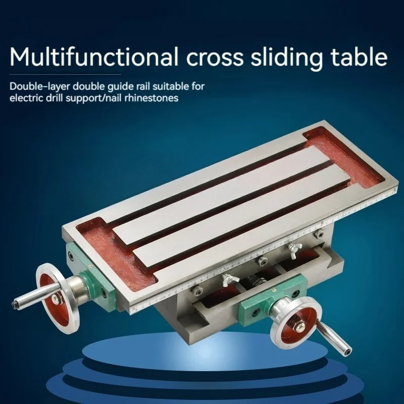 

Precision Cross Table Milling Machine Pallet Sliding Table Multi-functional 350/450/550 Drilling Milling Machine Platform