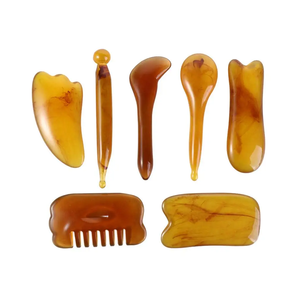 ผู้หญิงสปาเครื่องมือดูแลผิว Face Lift แผ่น Trigger Point Scraping นวดหน้า Sticks Body Scraping นวด Guasha BOARD