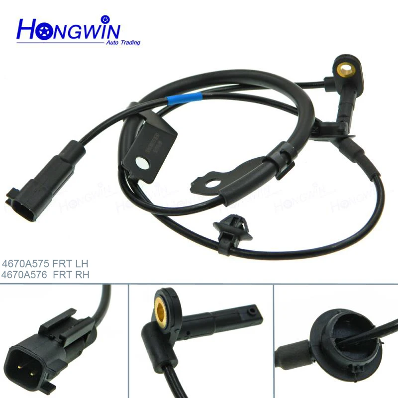 Rear Left Right ABS Wheel Speed Sensor For Mitsubishi Lancer Outlander 4670A576,4670A575,4670A580,4670A579 07-14 3.0 V6 2.0 2.4