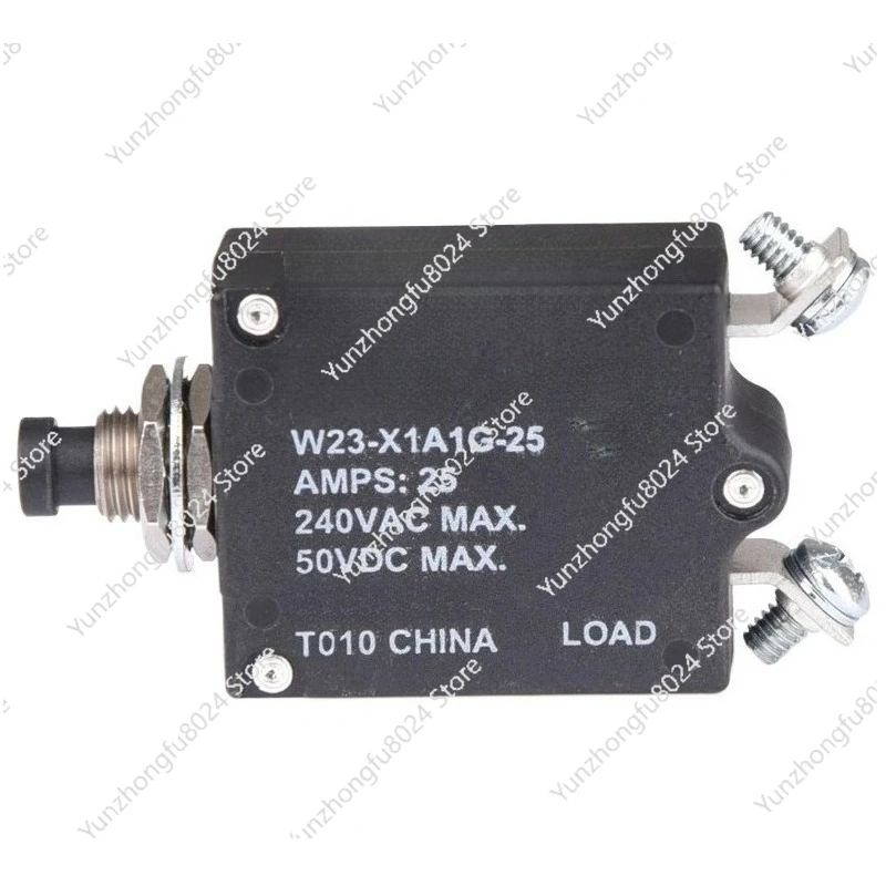 

W23-X1A1G-25 25A 6-1393246-9 UL CSA Overload Protector Circuit Breaker