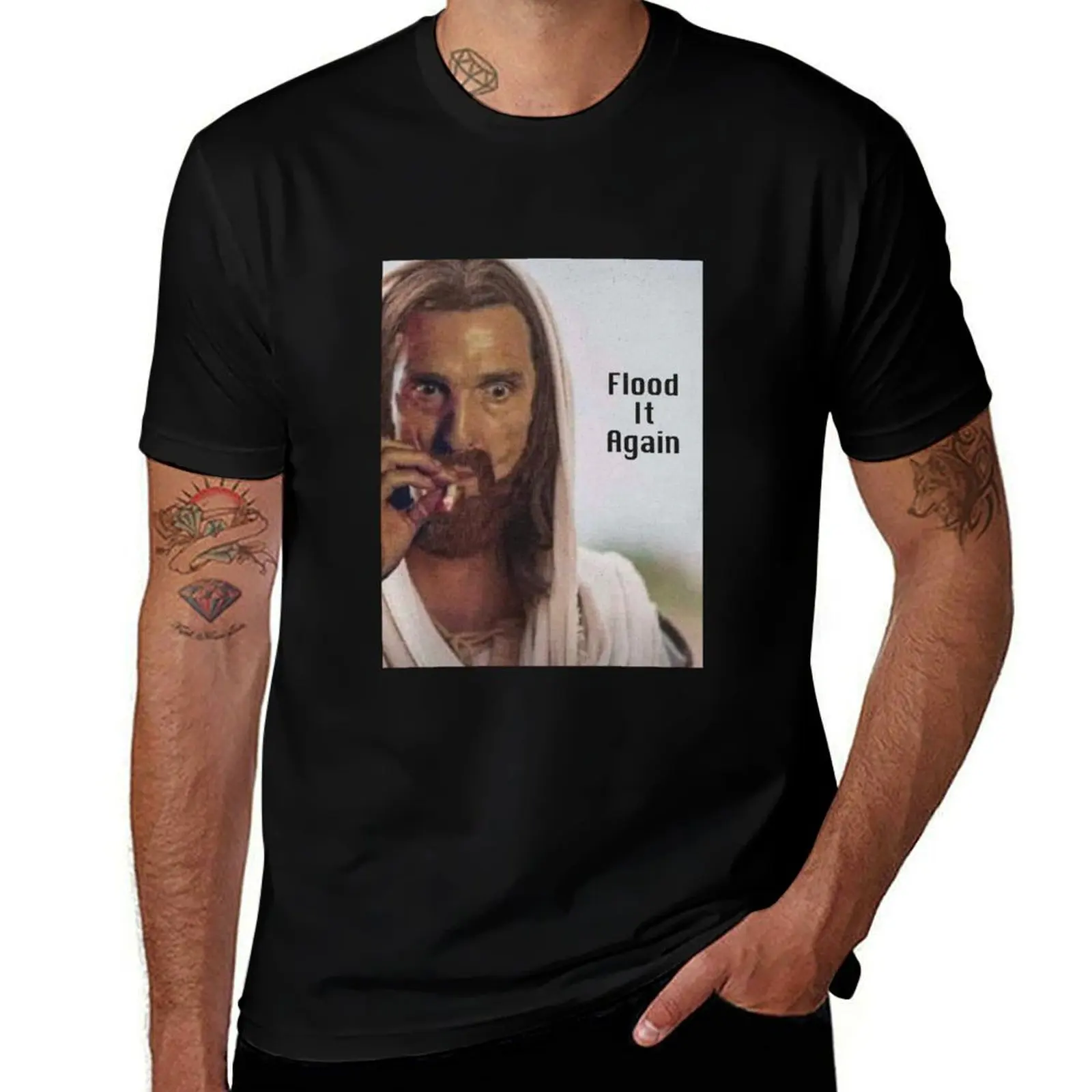 

Flood it Again T-Shirt Louboutins custom shirt anime tshirt oversized t shirt men