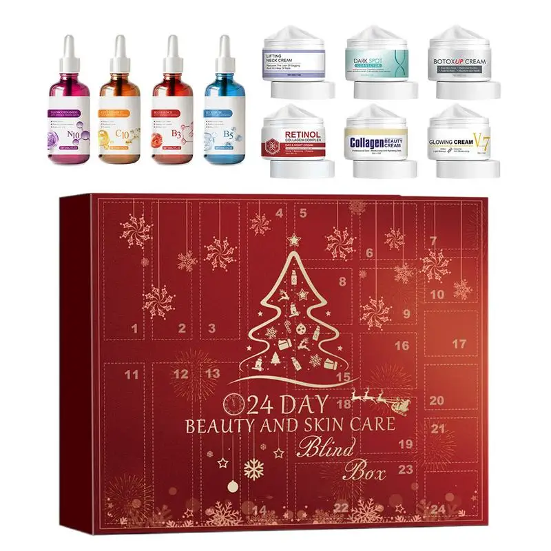 

Makeup Skincare Advent Calendar Christmas Makeup Kit Christmas Countdown Calendar Christmas Surprise Beauty Advent Calendar