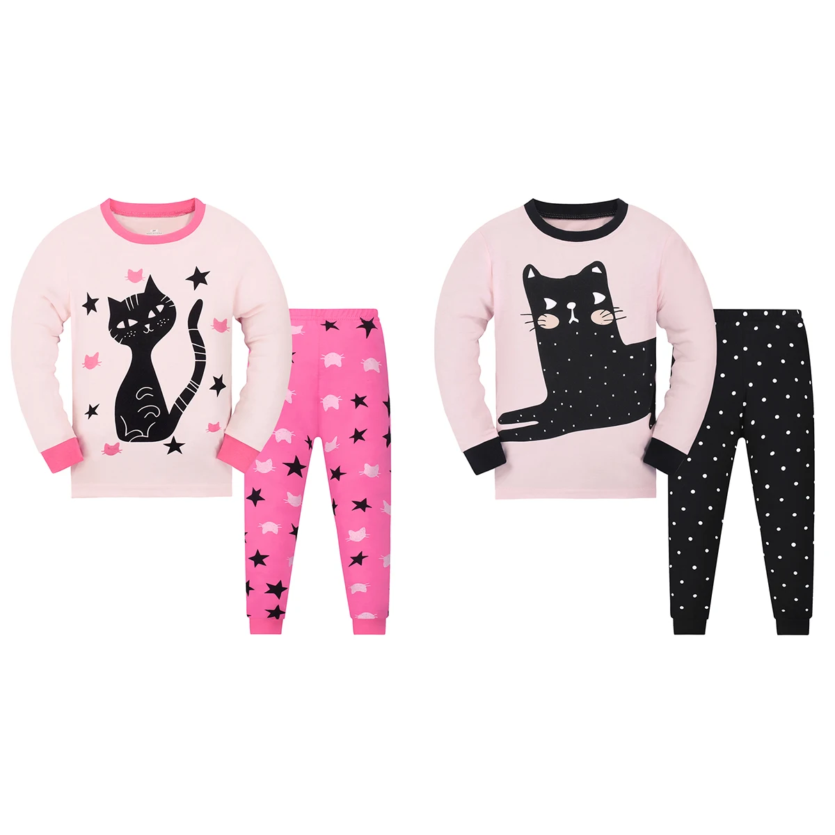 Toddler Girls Pajamas Little Kids Pjs Sleepwear Children Clothes Sets