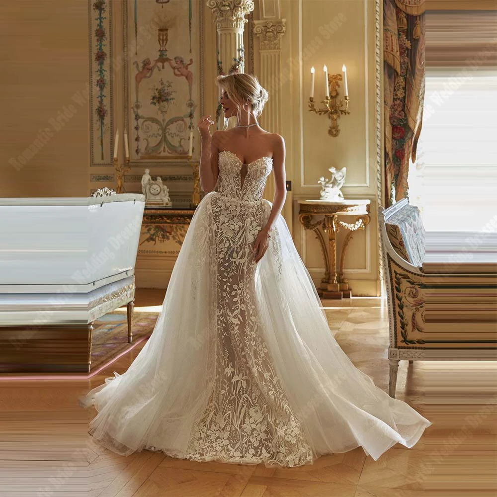 فساتين زفاف نسائية مثيرة بدون أكمام مثيرة حورية البحر زي العرائس الأميرة حفلة التطهير طول Vestidos De Noive 2026 مخصصة