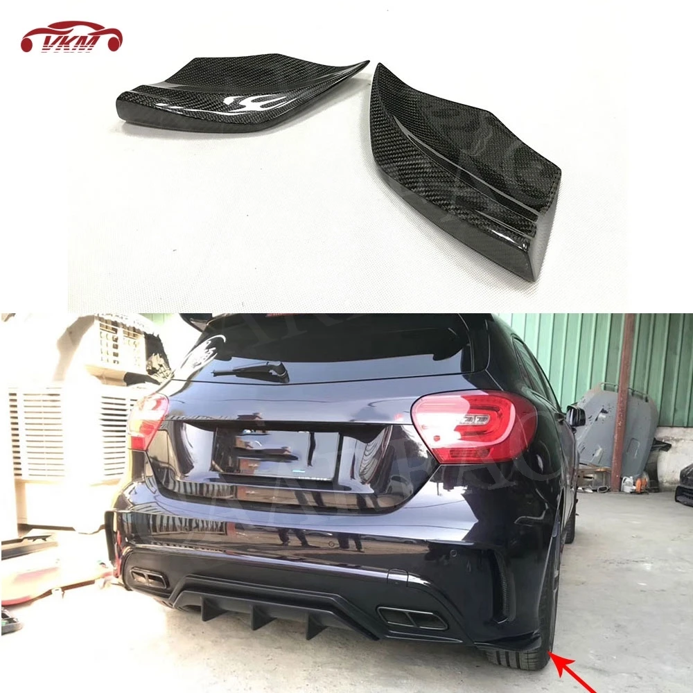 

Rear Lip Splitters Trim Canard Aprons Winglets for Benz W176 A Class A180 A200 A250 AMG A45 2013-2018 Mudguard fenders Splitter