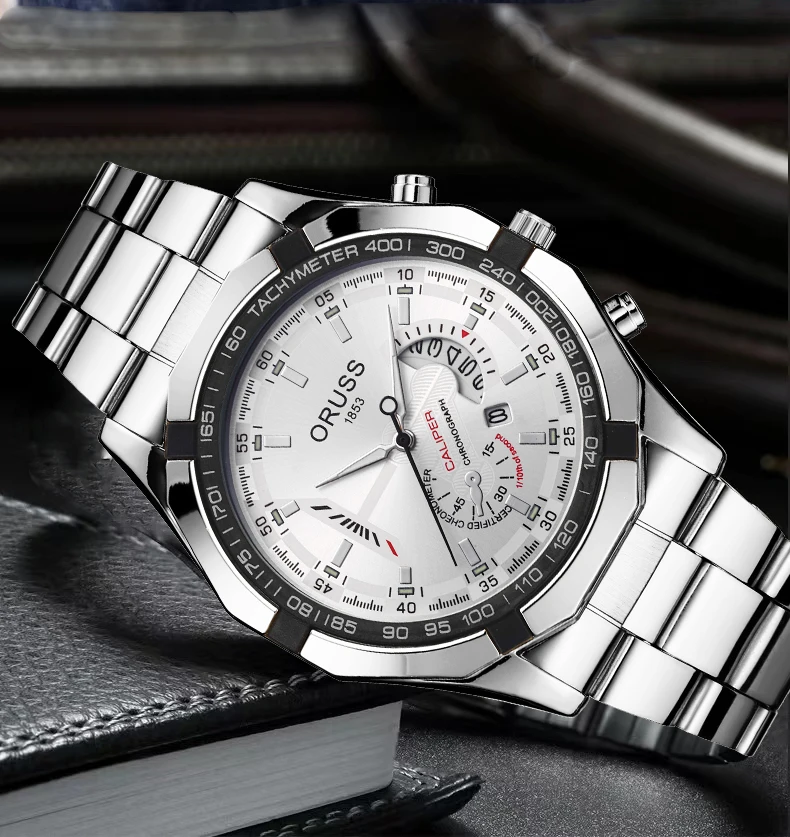 도미너링 남성용 시계, 개성 있는 올 매치 비즈니스 트렌드, 내구성 있는 고급 분위기, 대형 다이얼, 학생 남성 시계