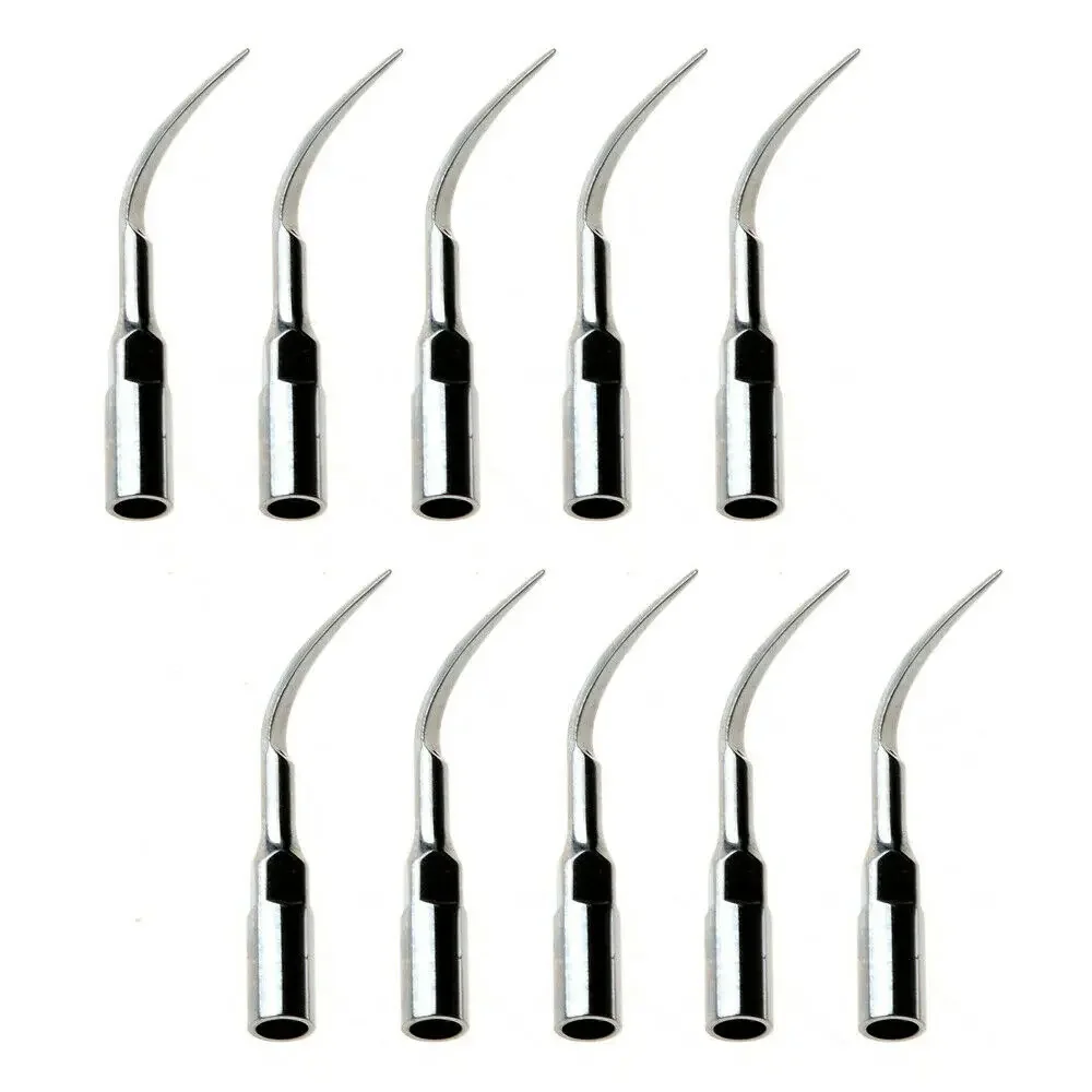 10PCS Dental Ultrasonic Piezo Scaler Perio Tips P1 Fit EMS Woodpecker Cavitron Handpiece