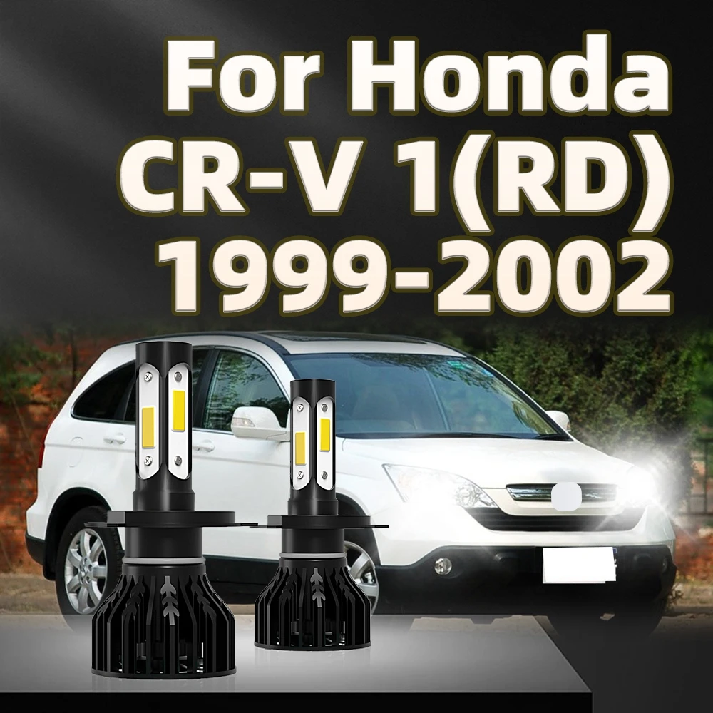 

LED 30000LM Car Lamp Bulbs H4 Headlights 6000K Clear Light Boundary For Honda CRV 1(RD) 1999 2000 2001 2002