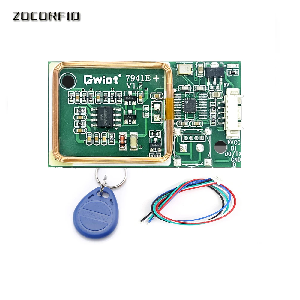 7941E RFID Reader Module UART 3Pin 125KHz EM4100 DC 5V wG26 FOR ACCESS CONTROL for Arduino
