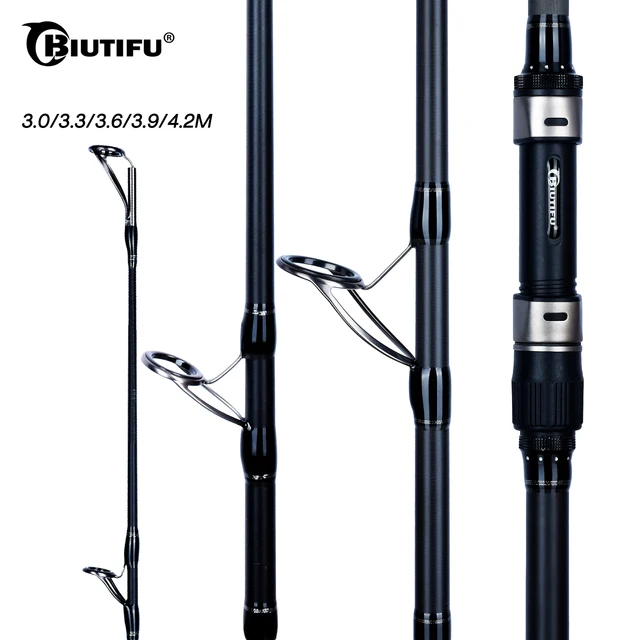 BIUTIFU BIGFISH Wędka karpiowa Surfcasting Rock 3.0/3.6/3.9/4.2/4.5m T800Carbon 3.5lb Shore Casting 40-200g Spinning Hard Pole