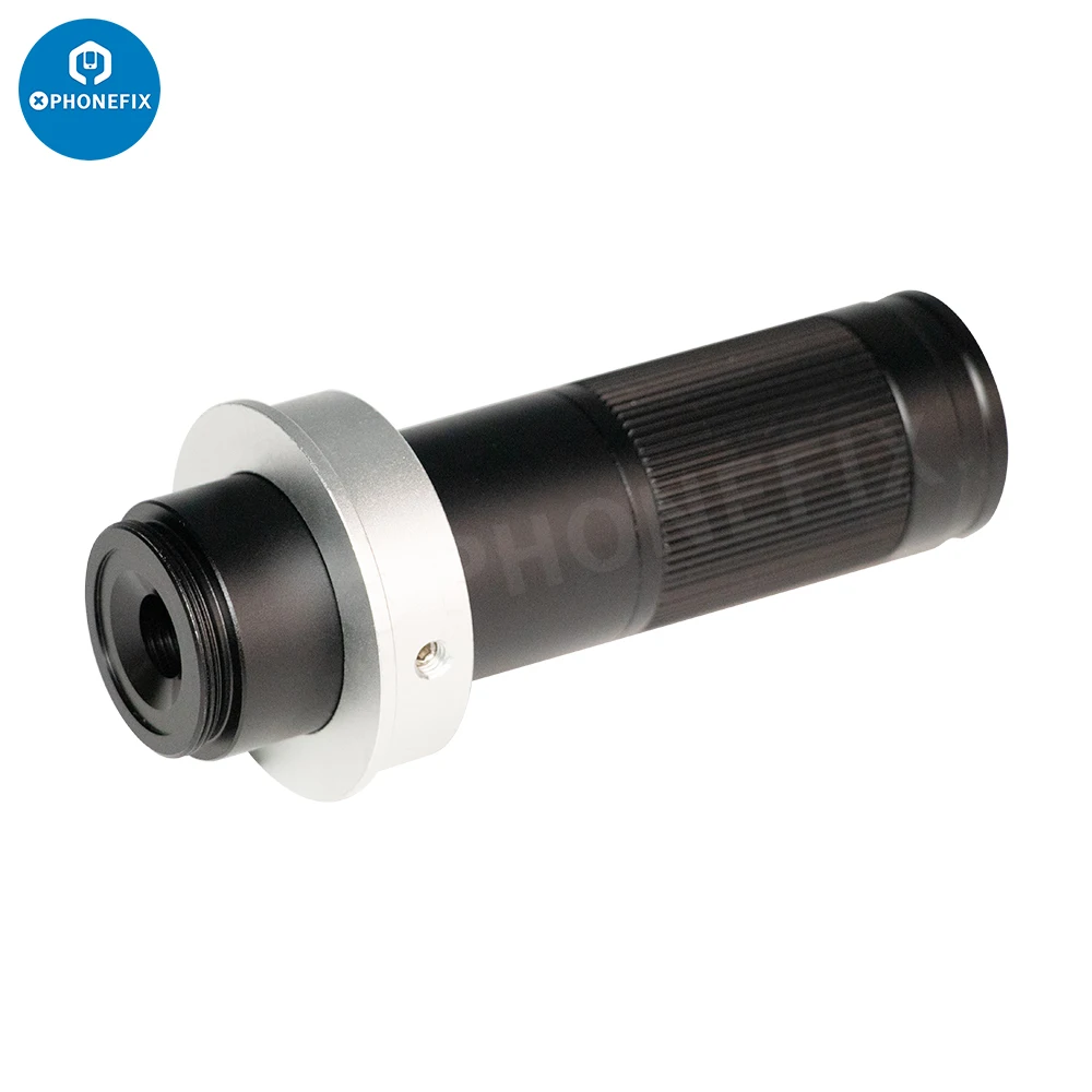 

90X-240X Big Depth Of Field Continuously Monocular Zoom C Mount Lens For Industrial HDMI USB Video Microscope Camera Inspection