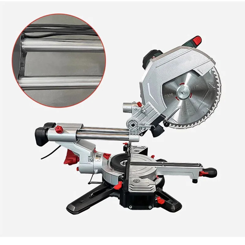 Dielectric Aluminum Machine 220V Aluminum Sawing Machine LED Cutting Line Woodworking Tools Plastic Aluminium Cutting