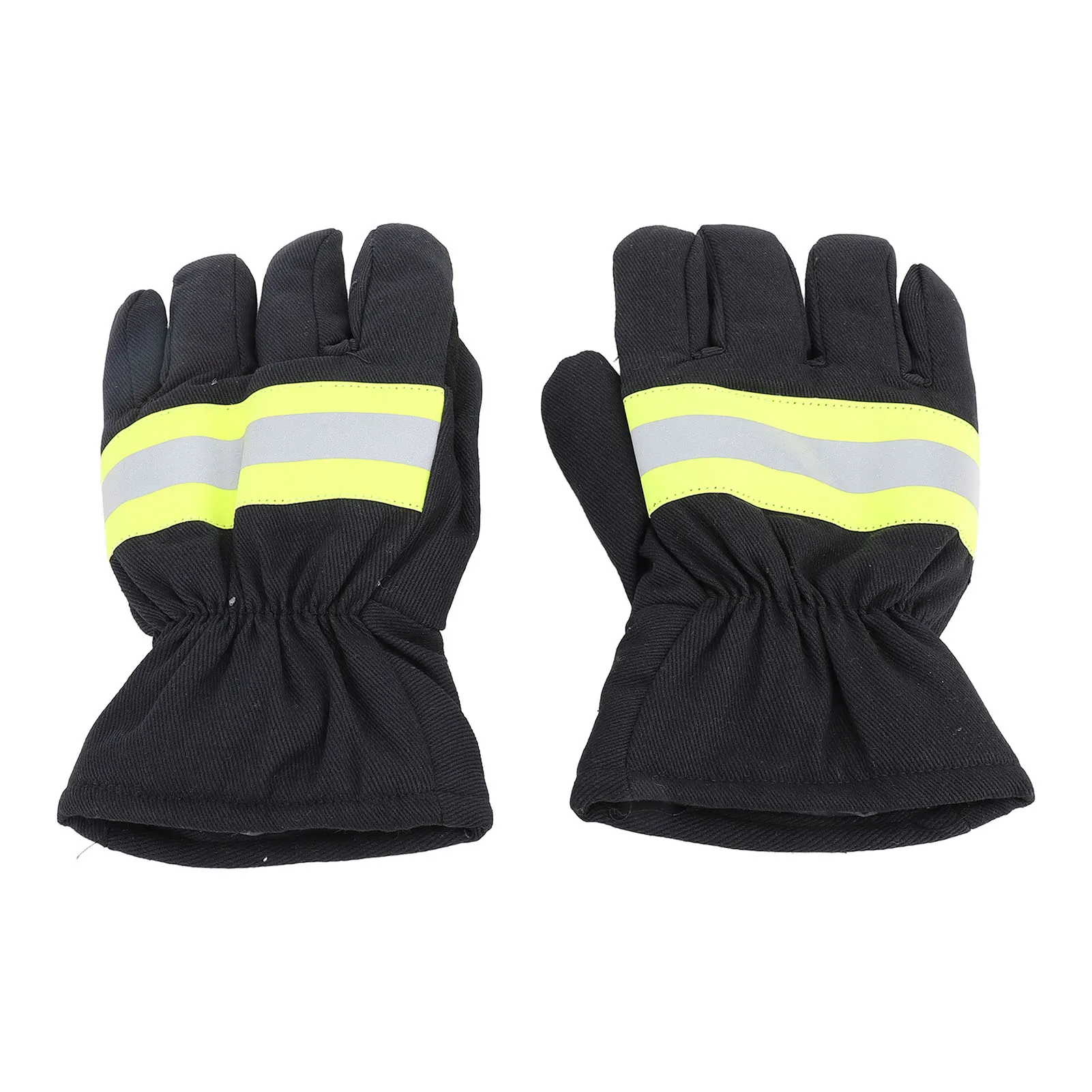 ZK40 Firefighter Gloves Flame Resistant Soft Comfortable 27cm Length Safety Working Extrication Rescue Gloves Welding