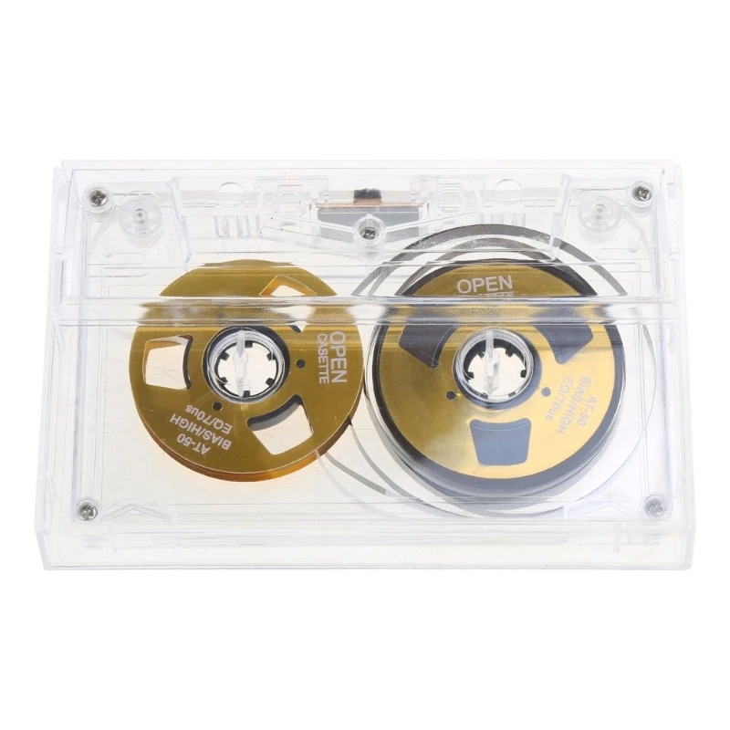 Versatile Double Sided Metal Cassette Tape with 50 Minutes Recording Function Standard Cassette Blank Tape Empty Tape Dropship