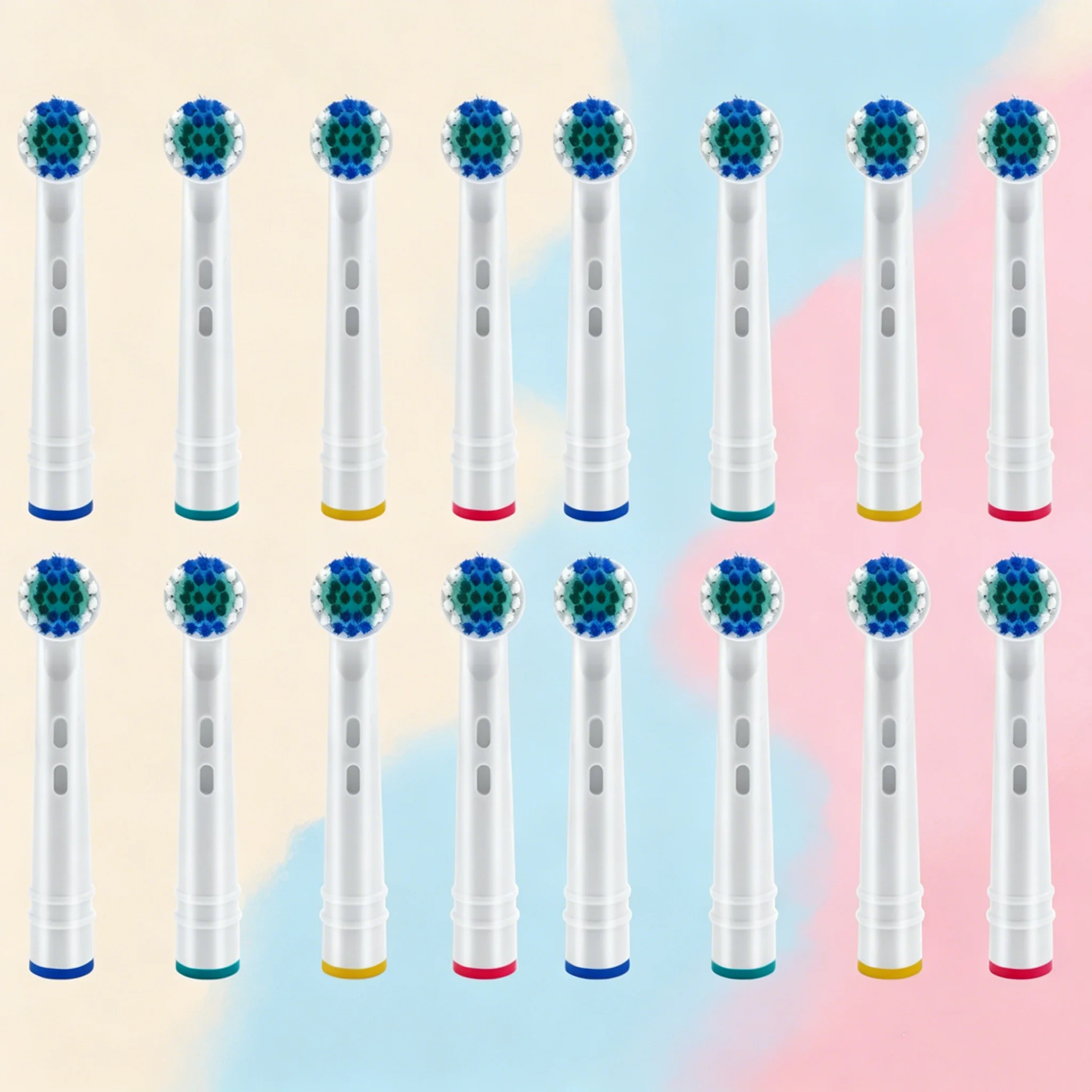 EB17P Venta al por mayor, juego/lote de 4/8/16 cabezales de cepillo de dientes eléctrico para Oral B PRO 6000 500 Sensitive, cabezales de repuesto D18