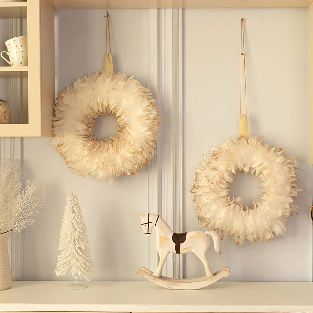 

6pcs Foam Forms White Round Craft Circles Diy Christmas Wedding Decorations Winter Holiday Party Wreath Rings For Crafts Foam