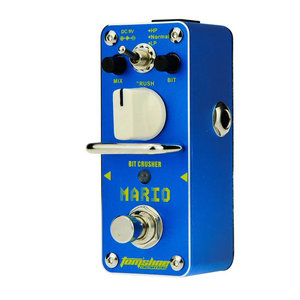 رائحة AMO-3 بت كسارة تأثير الغيتار دواسة جيتار كهربائي صغير تأثير واحد دواسة صحيح تجاوز الغيتار الملحقات الموسيقية