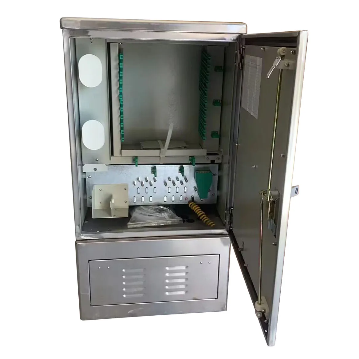 

Нержавеющая сталь Ftth Outdoor Smc 144 288 Core Cross Connect Fibra Optica Волоконно-оптический шкаф с перекрестным соединением