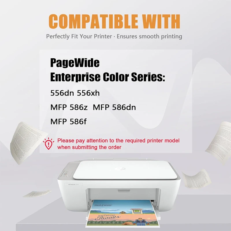 خرطوشة حبر 981 981Y 981XL 981A مُعاد تصنيعها لحبر الطابعة HP PageWide 556xh dn 586dn/f/z E58650dn E55650 552dw/dn 577dw