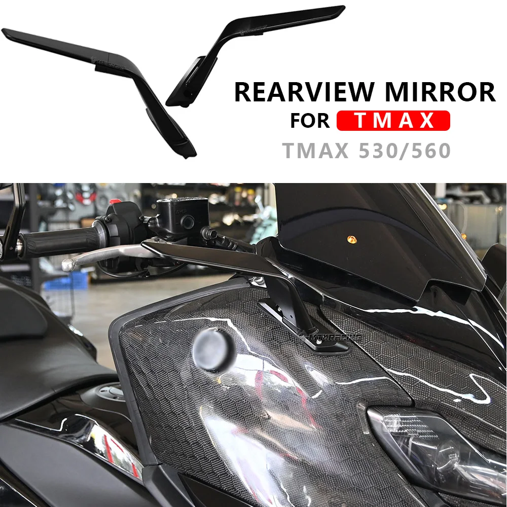 

For YAMAHA T-MAX560 T-MAX 560 TMAX560 New Motorcycle Rear View Mirrors Adjustable Aluminum Mirror Accessories TMAX 560 2022-2024