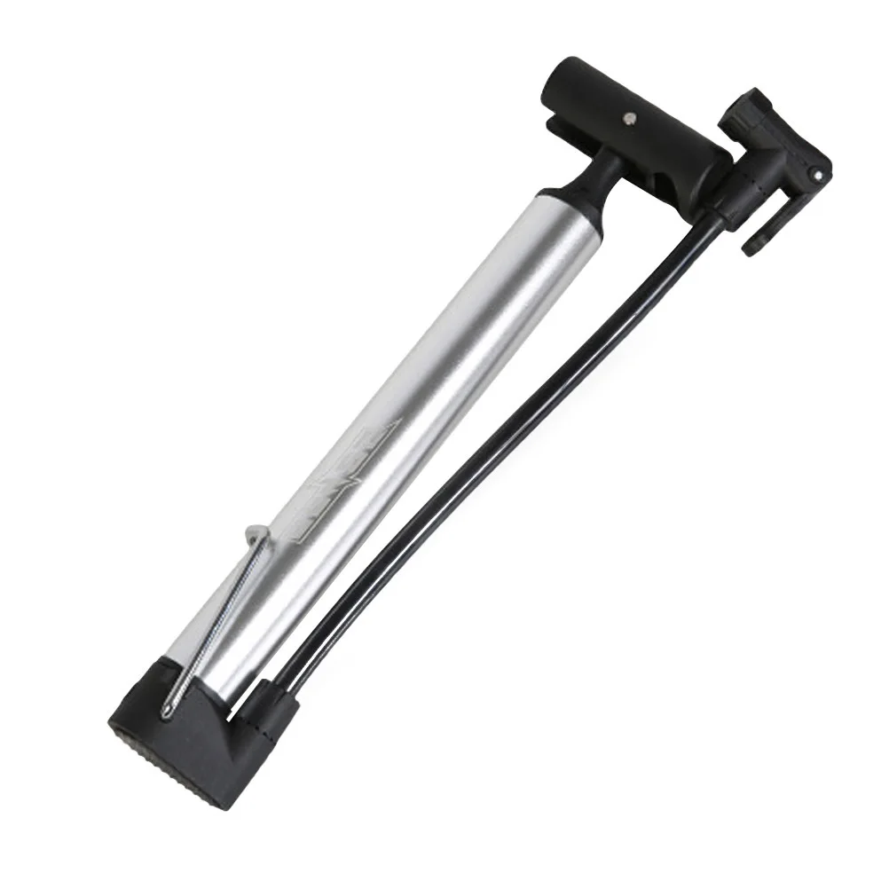 

Portable Bike Tire Pump Floor Inflator High Pressure Hand Pump For Bicycle Motorcycle Air Bed Ball Silver