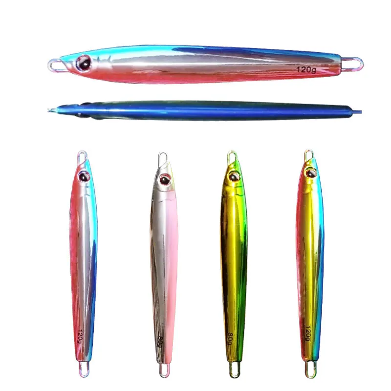 AS Fast JIg Lure Glow Electroplating Laser Pesca Speed Falling Angler Boat Sea Fishing Metal Hard Bait Sinking Jigging Bait