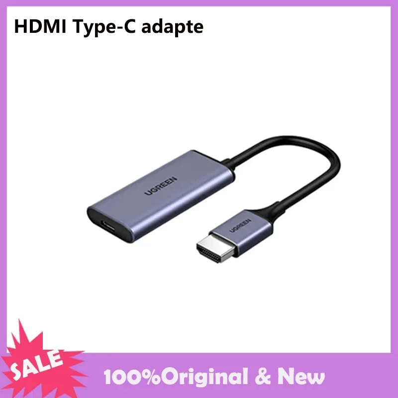 

HDMI to Type-c Adapter For Ugreen Rokid EM3 INMO Head-Mounted Display HD 4K Converter USB-c Portable Video Adapter Black