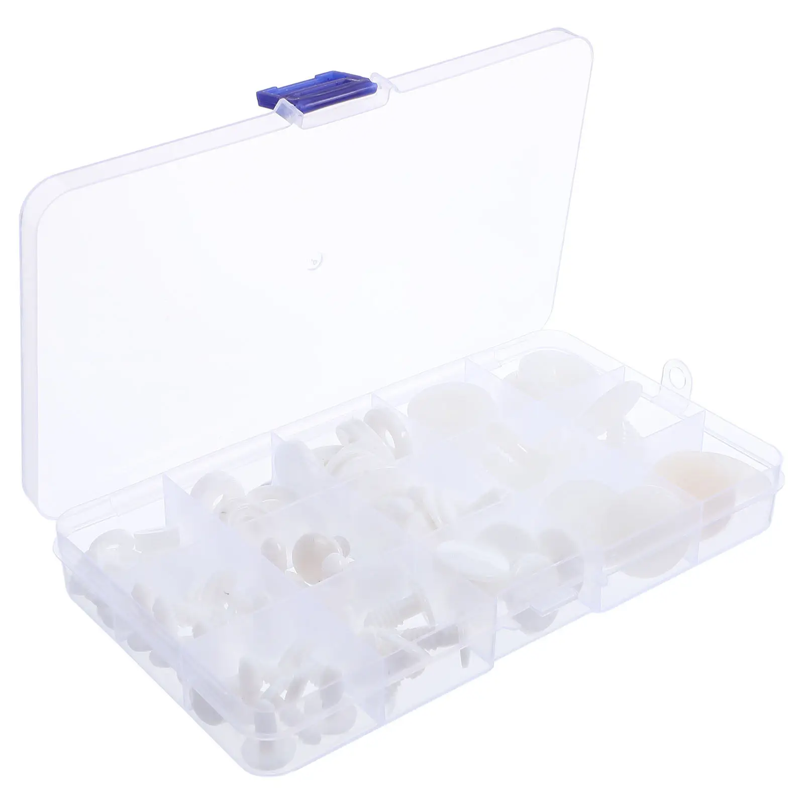 

45Pcs Plastic Bear Joints Assorted Size Flexible Rotatable Connectors for Stuffed Animal Joint Parts