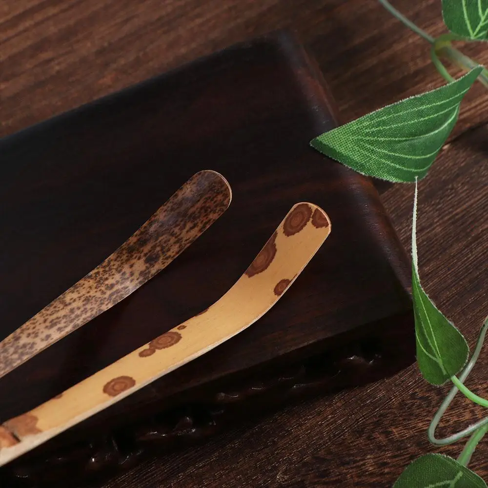 Traditional Bamboo Matcha Sticks Spoon Handmade 18cm Tea Leaf Spoon Professional Tea Ceremony Utensils Tea Lover