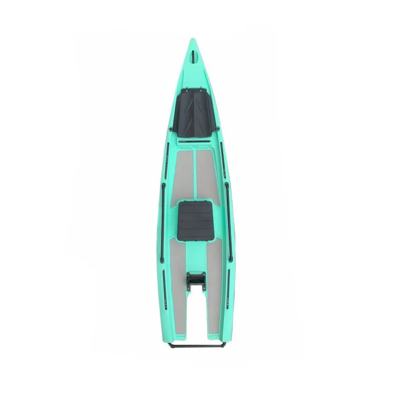 kayak électrique Zero Pedal Solo Skiff une révolution pour les pêcheurs solitaires sur eau calme