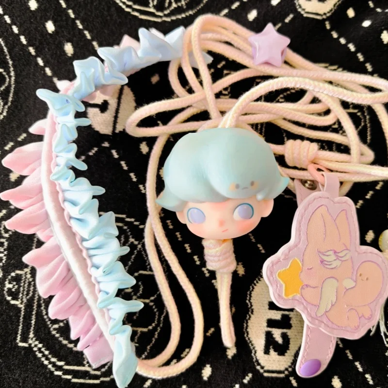 

POP MART DIMOO Rondo Of Dreams Series Pendant Chain Trendy Blind Box Toys Mystery Box Guess Bag Action Figure Surprise Gift