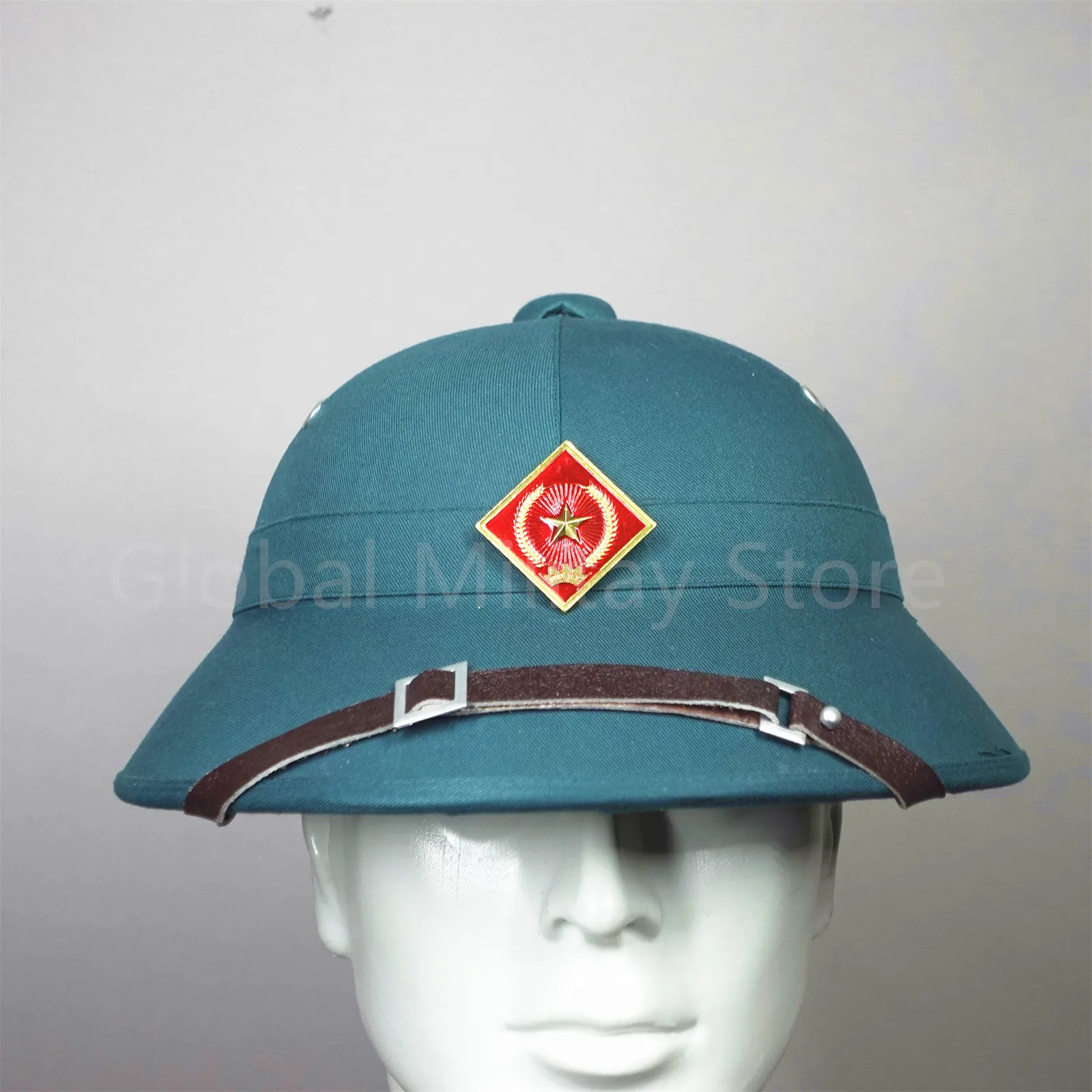 Original Military Surplus Brand New Vietnam Militia Cool Helmet with Badge Light Weight